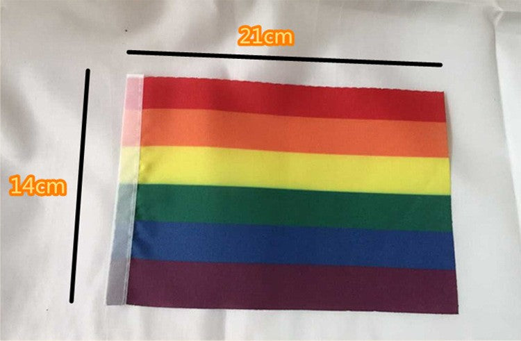 Handheld Rainbow Pride Flag (10pcs) - Pride is Love