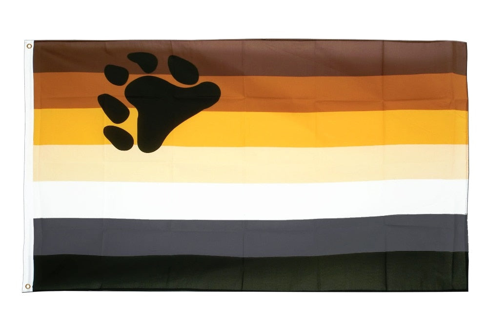 3 x 5 Foot Bear Flag - Pride is Love