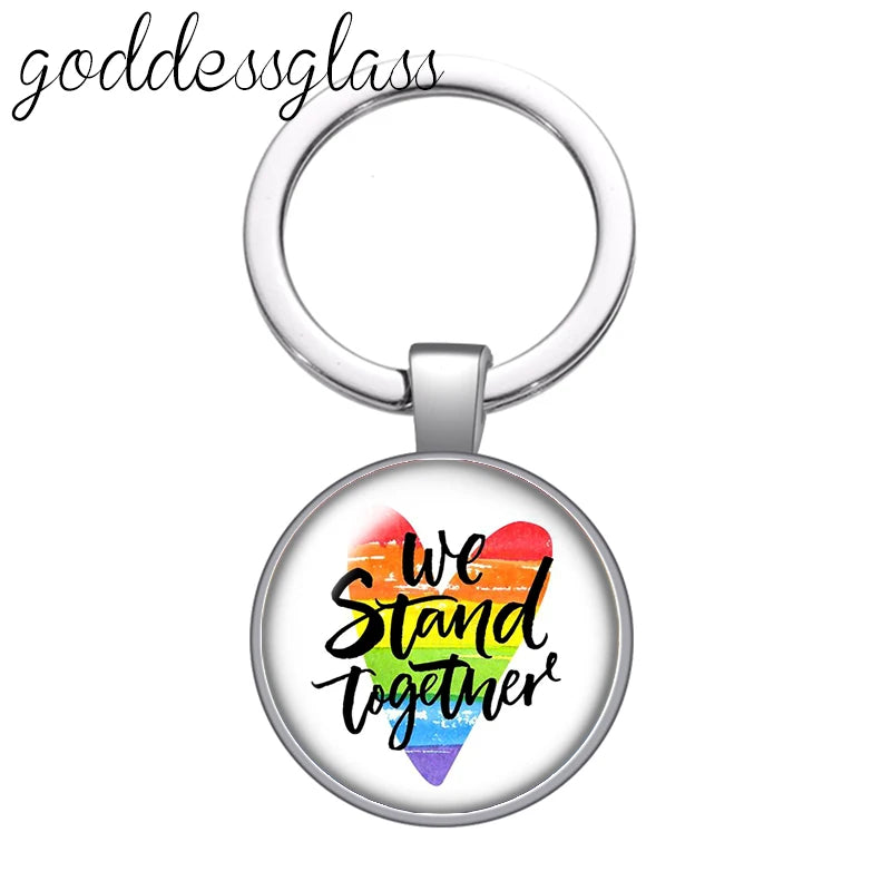 LGBT Love is love keychain, Bag Car key chain