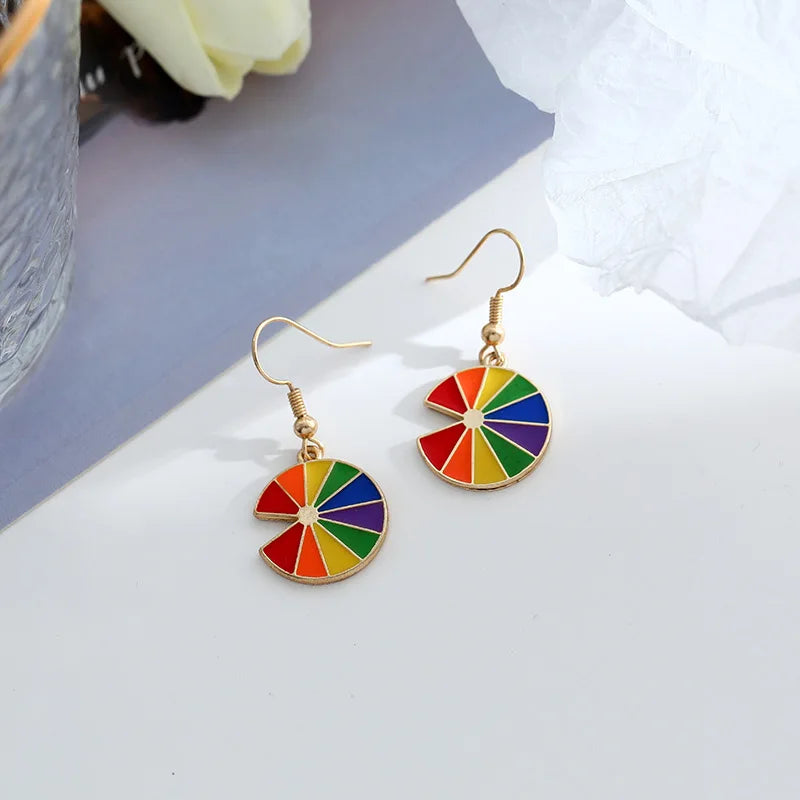 LGBT Rainbow Flag Earring