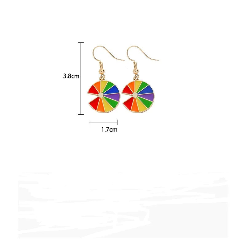 LGBT Rainbow Flag Earring