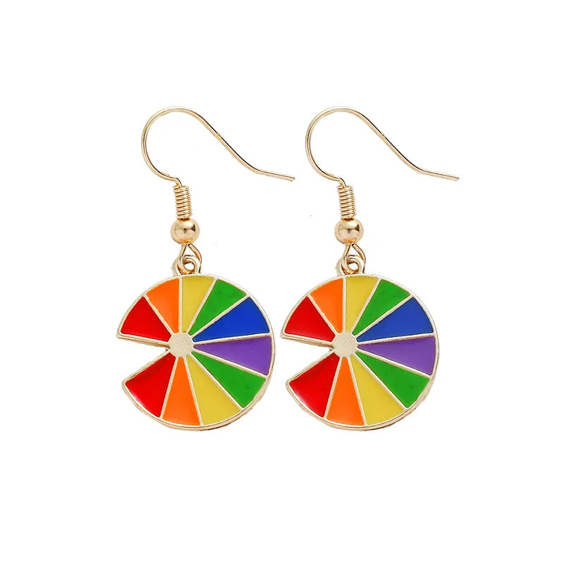 LGBT Rainbow Flag Earring