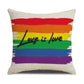 Gay Pride Pillow Cover