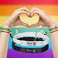 Love Wins Braided Rope Adjustable Bracelet LGBT Pride Jewelry