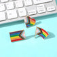 Celebrate Love and Diversity with Our Metal Hearts Pride Pin - Rainbow Gay Flag Lapel Pin for Progressive Decoration