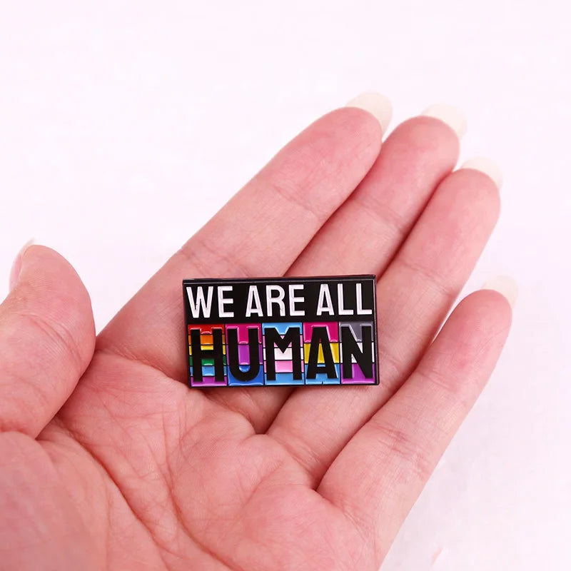 We are all human badge