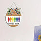 LGBTQ Door Sign Wooden