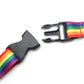 Durable Phone Lanyard Polyester Rainbow Color Detachable Hanging Key Holder Premium Carnival Quick Release Buckle LGBTQ Pride