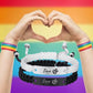 Love Wins Braided Rope Adjustable Bracelet LGBT Pride Jewelry