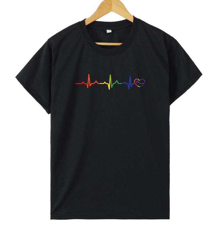 Pride Pulse T-Shirt - Pride is Love
