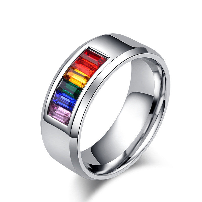 Rainbow Flag Ring - Pride is Love