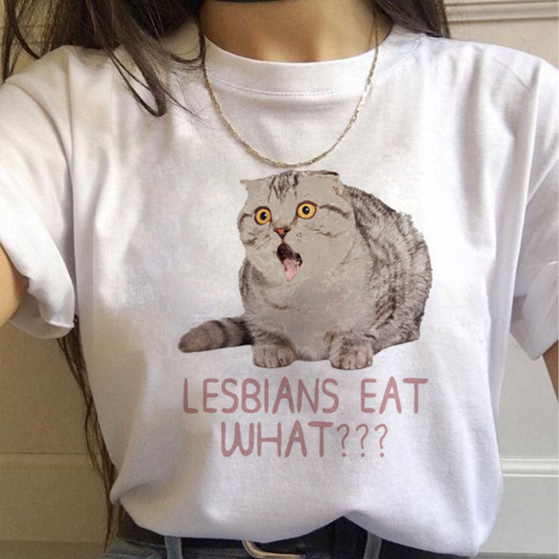 Lesbians Eat What??? T-Shirt - Pride is Love