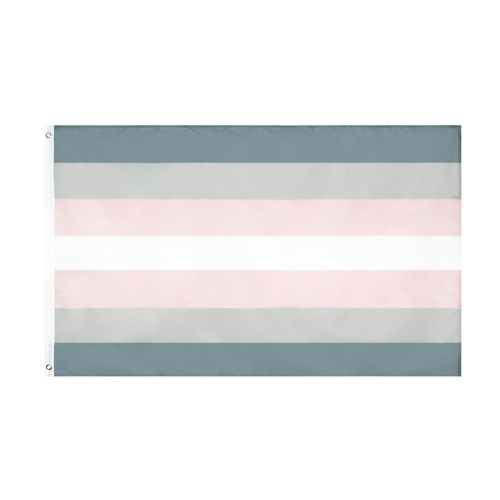 3 x 5 Foot Demigirl Pride Flag - Pride is Love