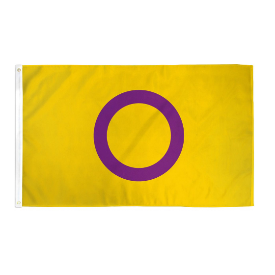 3 x 5 Foot Intersex Pride Flag - Pride is Love
