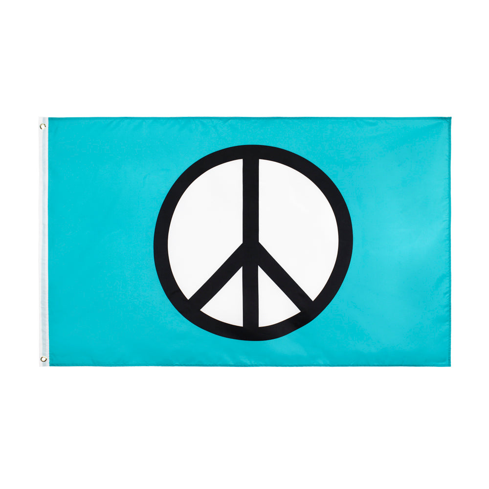 3 x 5 Foot Peace Sign Flag - Pride is Love