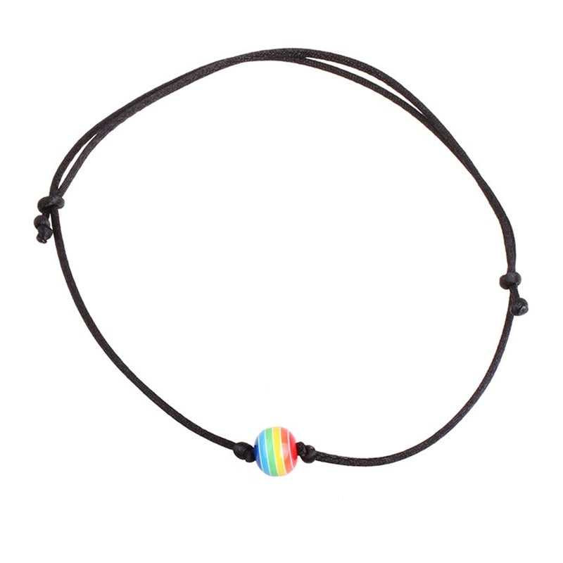Rainbow Ankle Bracelet - Pride is Love