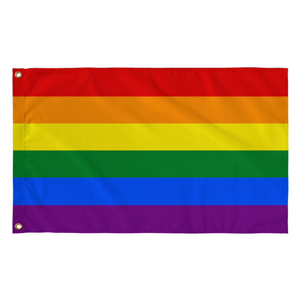 3 x 5 Foot Rainbow Flag - Pride is Love
