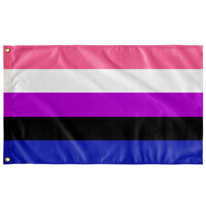 3 x 5 Foot Genderfluid Flag - Pride is Love